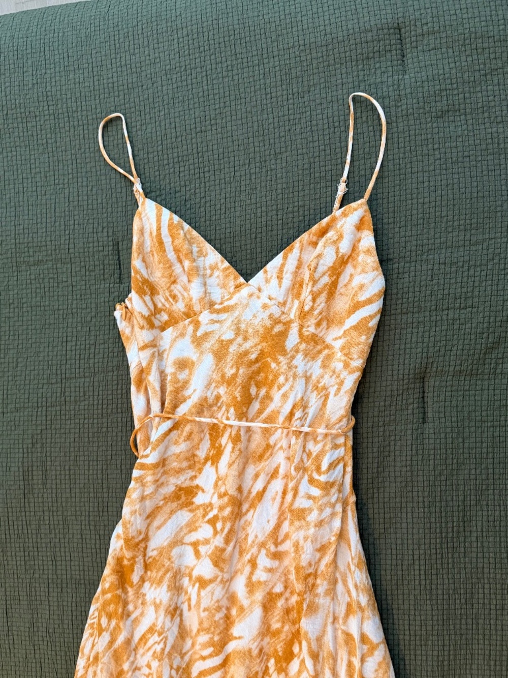 Orange summer dress
